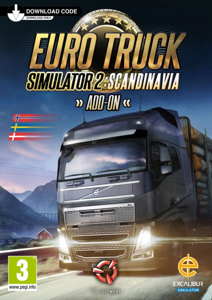 euro truck simulator 2 scandinavia cover original 2 - ChiaviDiGioco