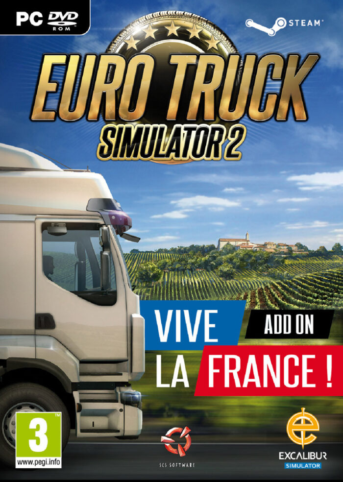 euro truck simulator 2 vive la france cover original - ChiaviDiGioco