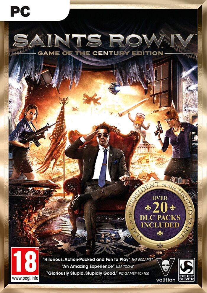 saints row iv game of the century edition cover original - ChiaviDiGioco