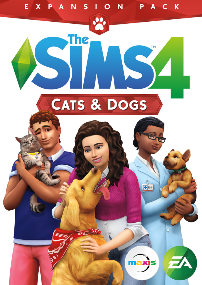 the sims 4 cats and dogs cover original - ChiaviDiGioco