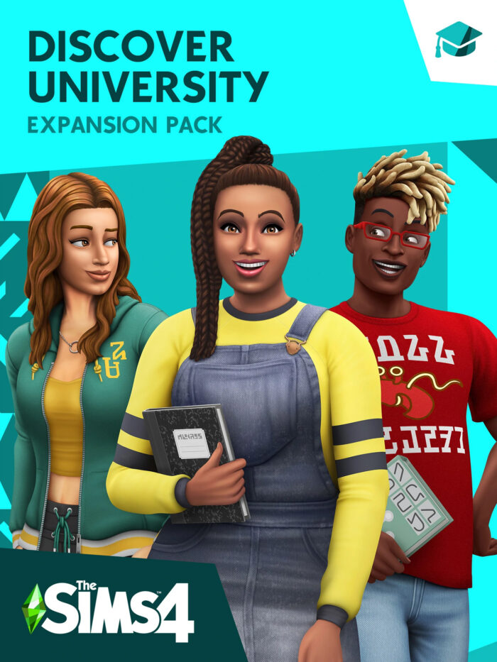 the sims 4 discover university cover original - ChiaviDiGioco