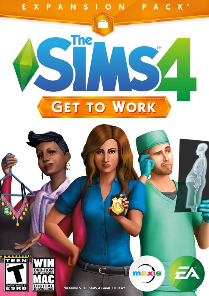 the sims 4 get to work cover original - ChiaviDiGioco